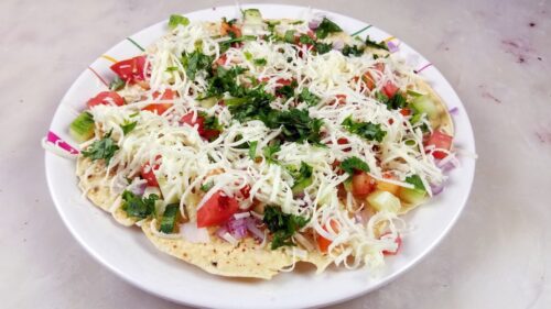 Cheese Masala Papad