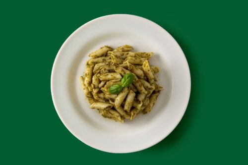 Penne Pasta with Pesto Sauce