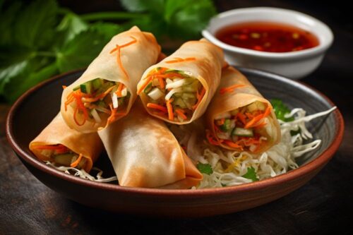 Veg. Spring Rolls